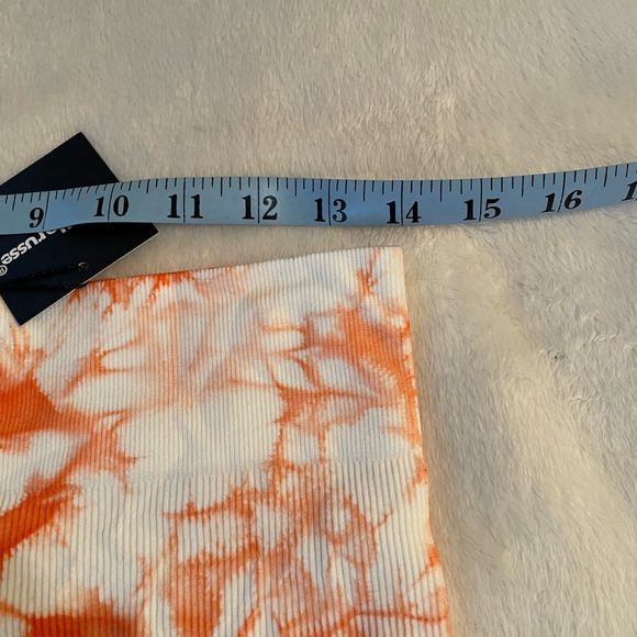 NWT. Charlotte Russe 2-piece biker shorts with matching bralette. Size L. - Picture 8 of 10